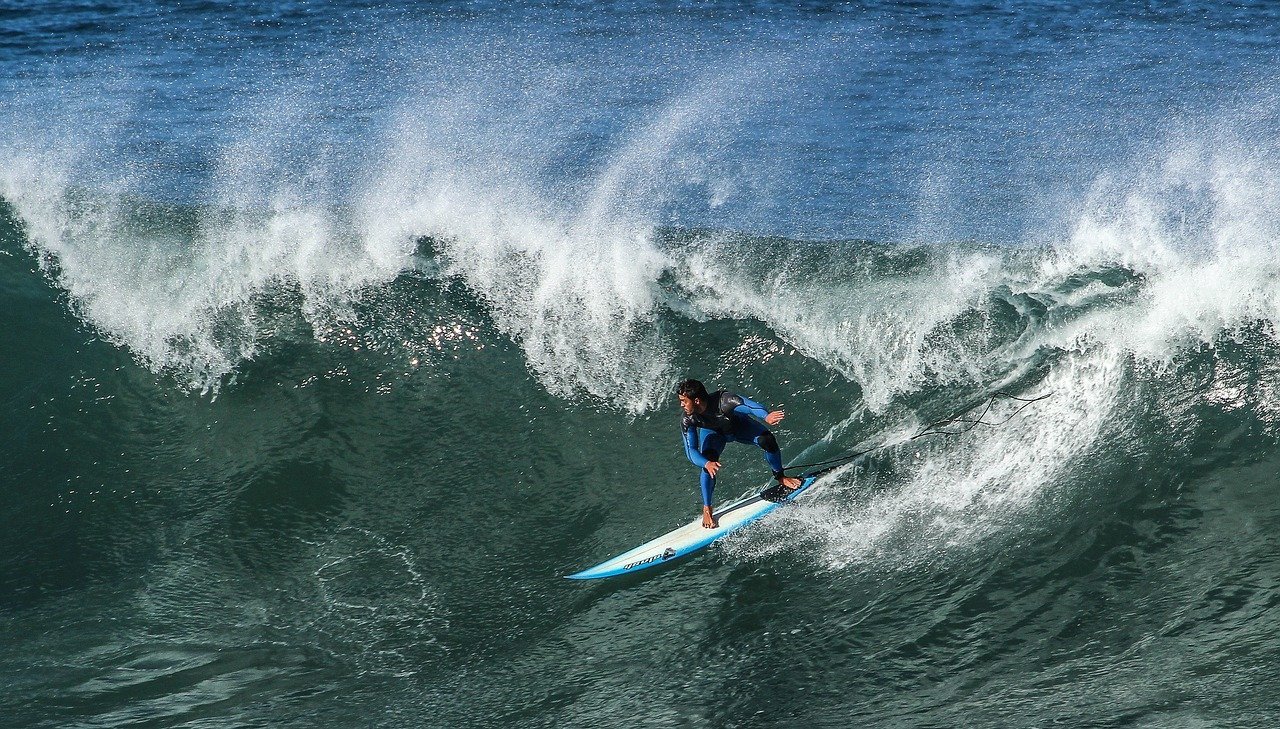 Imagen de Surfeando ola